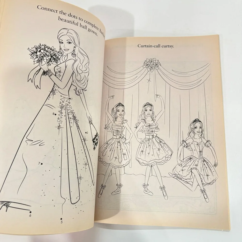 Barbie I Can Be A Dance Star Coloring Activity Book with Over 30 Stickers Golden